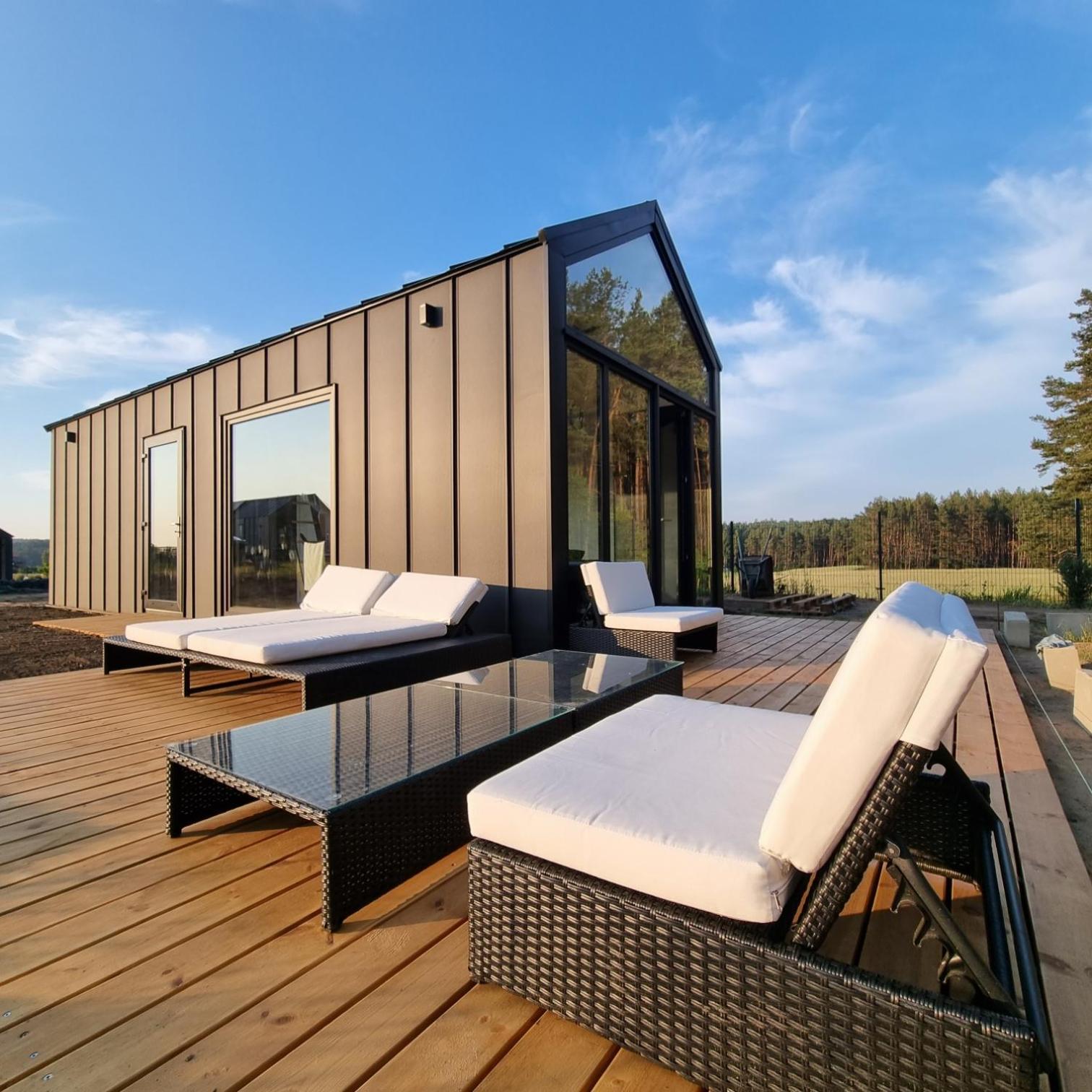 Bosko Domki Z Sauna I Balia W Sulminie Obok Gdanska Luaran gambar