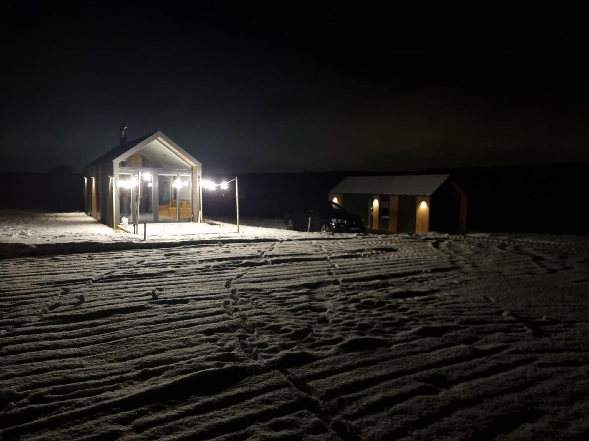 Bosko Domki Z Sauna I Balia W Sulminie Obok Gdanska Luaran gambar