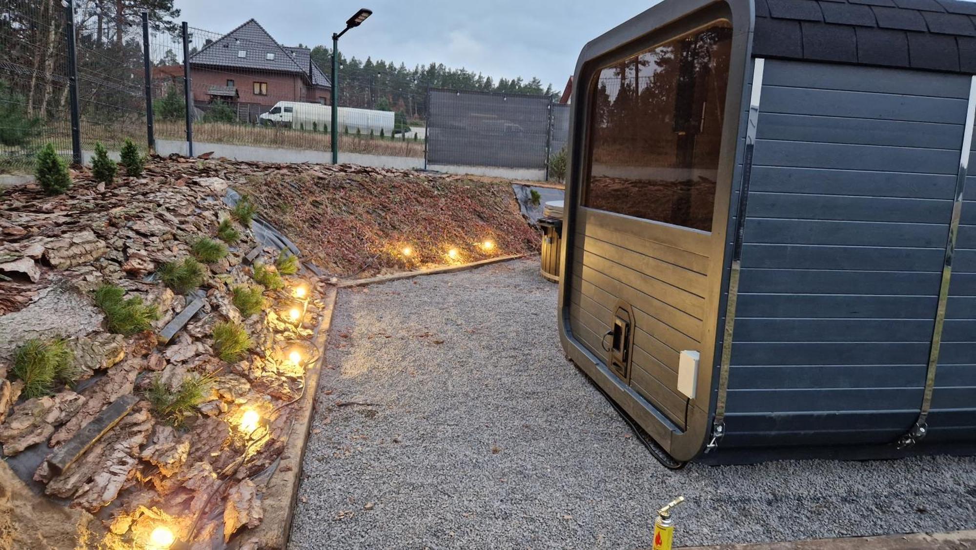 Bosko Domki Z Sauna I Balia W Sulminie Obok Gdanska Luaran gambar